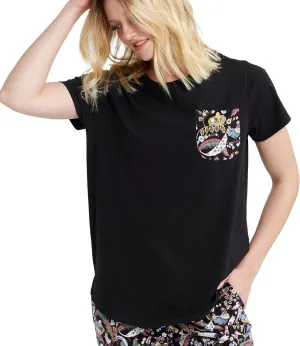 Vera Bradley Women's Cotton Short Sleeve Crewneck Pajama T-shirt (Extended Size Range)