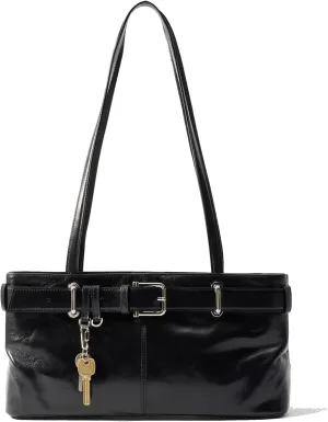 Vintage Shoulder Bag for Women Y2K Underarm Purse with Belt Buckle Small Satchel Tote Handbag