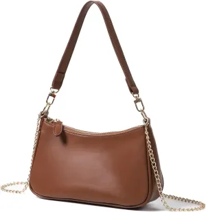 VODIU Clutch Tote Handbags with 2 Removable Straps and Zipper Closure Crossbody Bags Shoulder Purse Handbag for Women