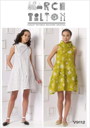 Vogue Patterns V9112 Misses' Dress, Size Y (XSM-SML-MED)