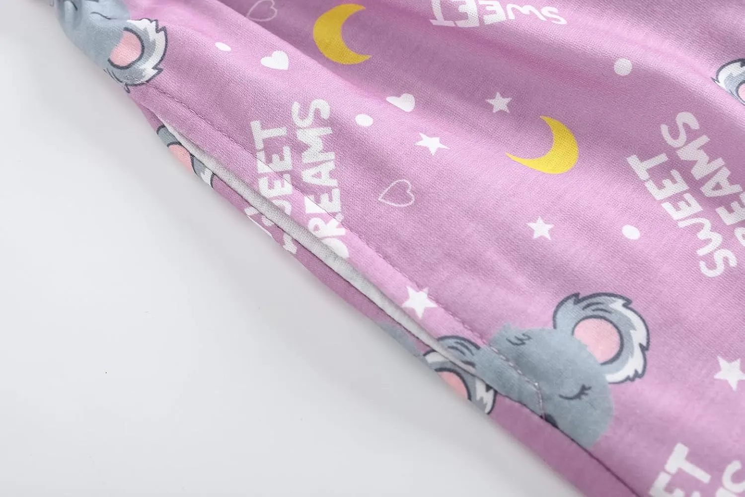 Vopmocld Big Girls' Short Sleeve & Shorts & Pants Pajama Sets 3PCS Cartoon Patterns Cute Lounge Sets for Teens 8-18 Years