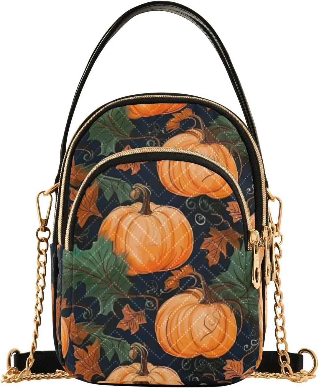 Watercolor Pumpkins Womens Shoulder Bags Crossbody, Womens Shoulder Purse, Shoulder Bag for Women
