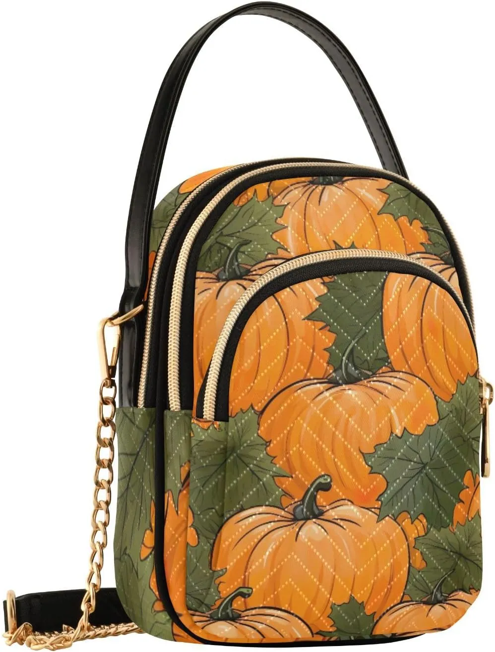 Watercolor Pumpkins Womens Shoulder Bags Crossbody, Womens Shoulder Purse, Shoulder Bag for Women