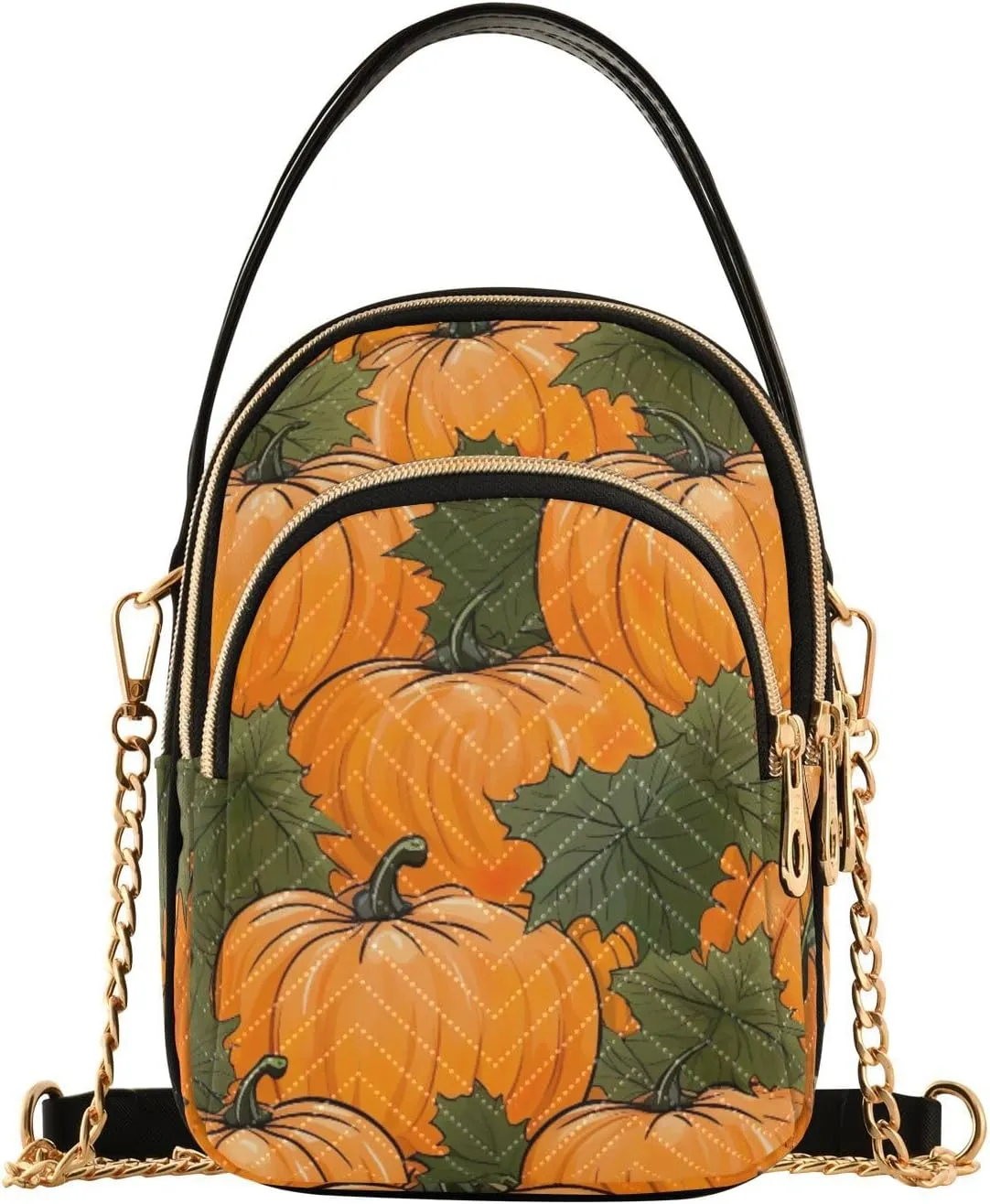 Watercolor Pumpkins Womens Shoulder Bags Crossbody, Womens Shoulder Purse, Shoulder Bag for Women