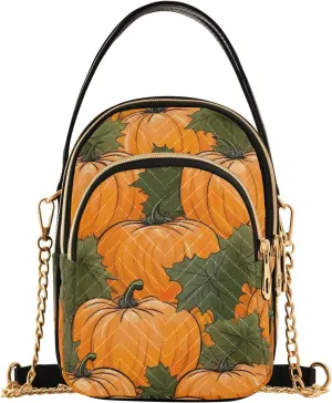 Watercolor Pumpkins Womens Shoulder Bags Crossbody, Womens Shoulder Purse, Shoulder Bag for Women