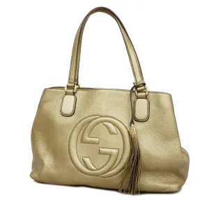 Weather-resistant Perfectly constructed 308363 Bag Handbag,Shoulder Shoulder Bag,Tote Gucci Soho Leather Women's