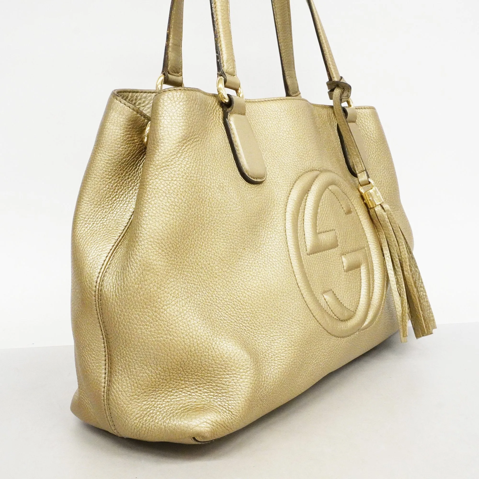 Weather-resistant Perfectly constructed 308363 Bag Handbag,Shoulder Shoulder Bag,Tote Gucci Soho Leather Women's