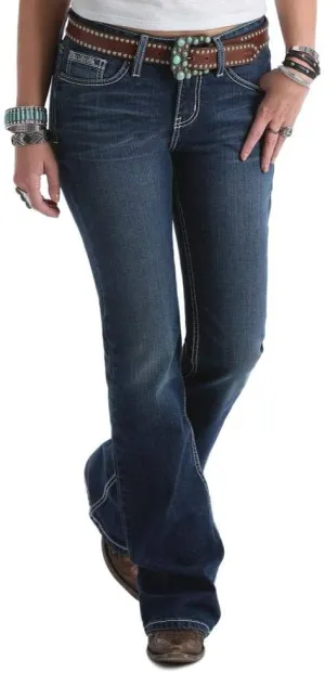 Western Jeans Womens Hannah Flare Leg Slim Fit
