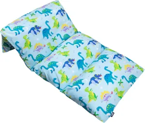 Wildkin Kids Floor Lounger – Pillow Lounger, Travel-Friendly, Ideal for Sleepovers, Fits Standard Pillows - Dinosaur Land