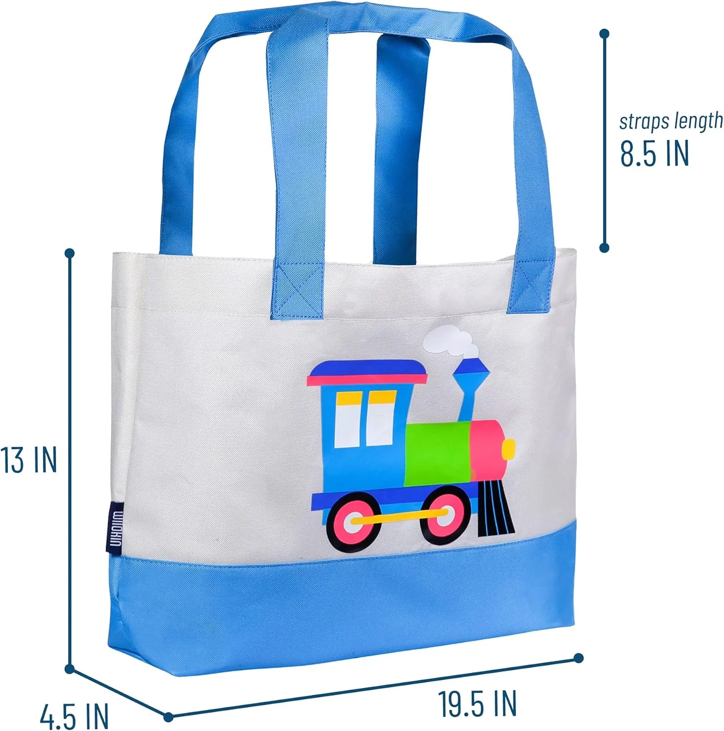 Wildkin Tote Bag – Durable Polyester, Dual Handles, Stylish & Lightweight for Travel