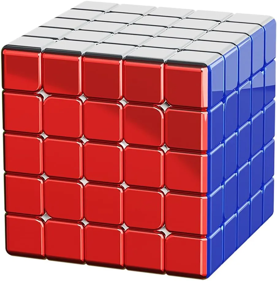 Willking ShengShou Legend 5x5 Metallic Speed Cube Metallic 5x5x5 Magic Cube Puzzle