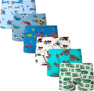 Winging Day Little Boys' Cotton Brief Soft Underwear Multipack
