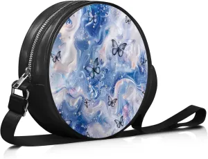 Women Round Crossbody Bag Ladies Sling Bag Cross Body Bag