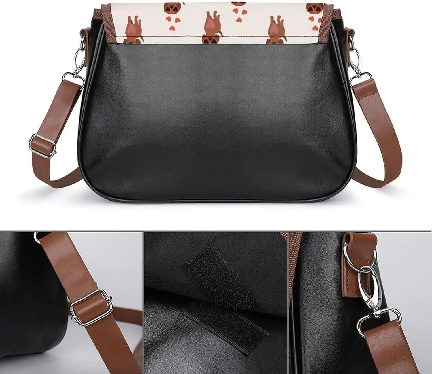Women Shoulder Bag Leather Hobo Handbags Adjustable Shoulder Bags