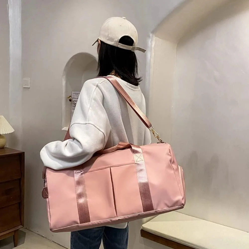 Women Travel Bags Duffle Bag Large Capacity Sports Storage Multi-Functional Shoulder Bag Girls(3,48cm*24cm*26cm)