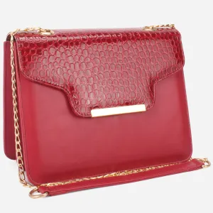 Womens "FERRA" Textured Suede Handbag