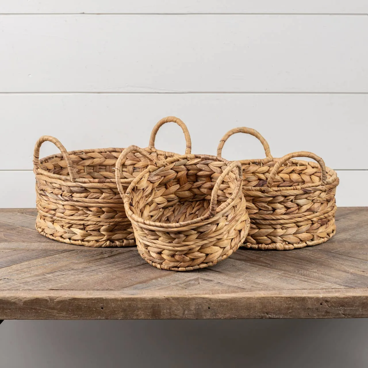 Woven Baskets with Handles