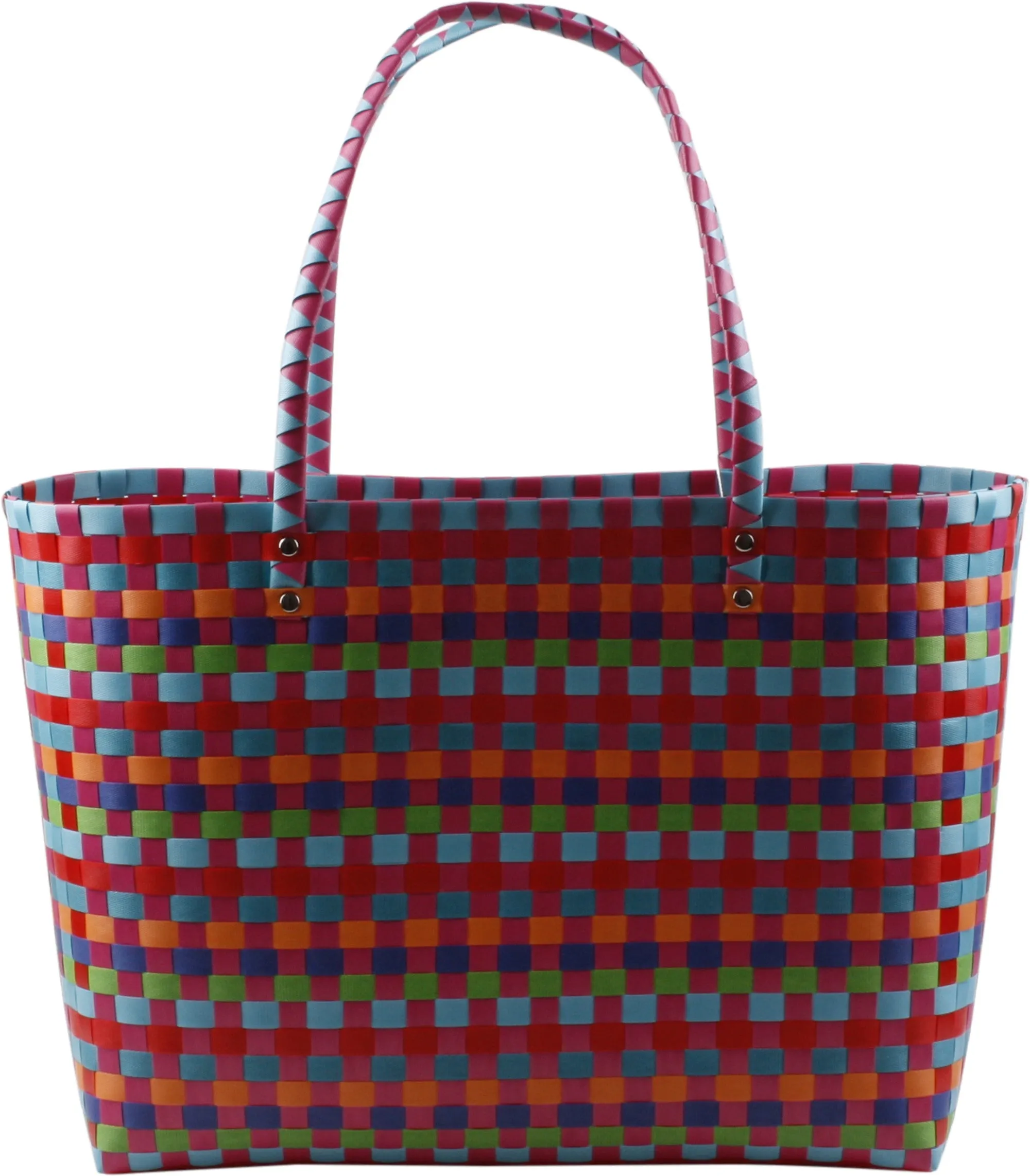 Woven Plastic Tote Bag - B226