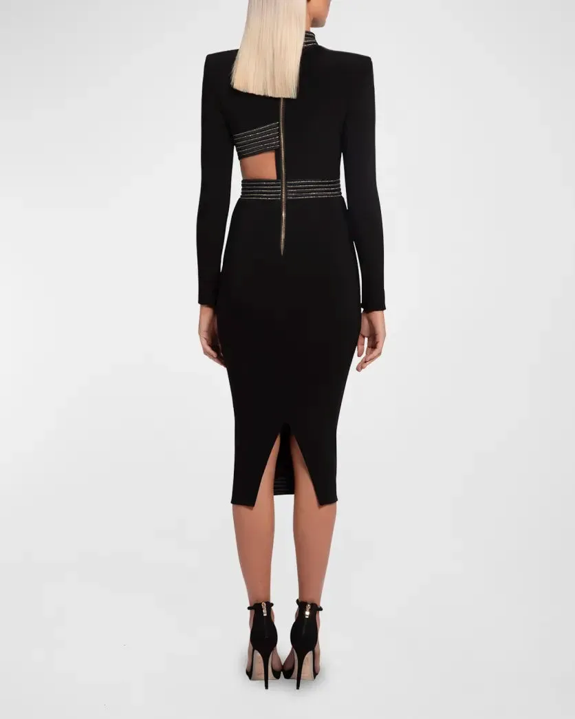 ZHIVAGO Black Cocktail Dress