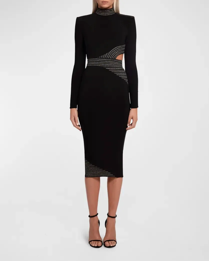 ZHIVAGO Black Cocktail Dress